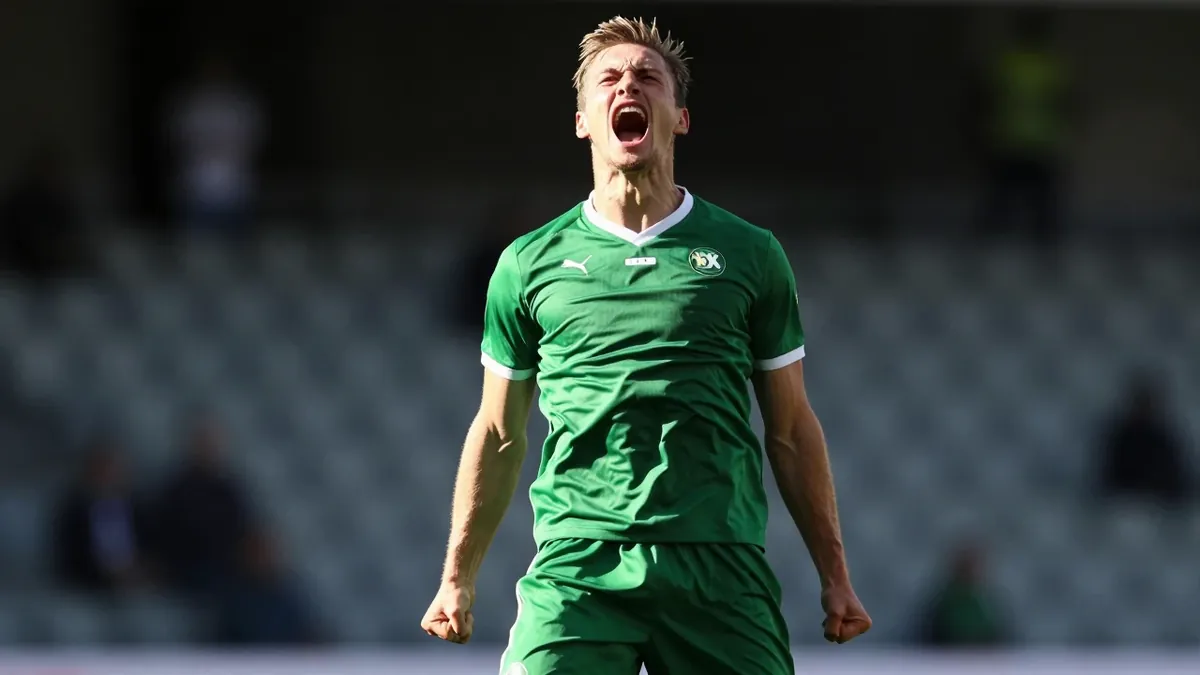L. Arvidsson avgjorde för Halmstads BK i den 93:e minuten mot Kalmar FF i en viktig seger som håller laget vid liv i...